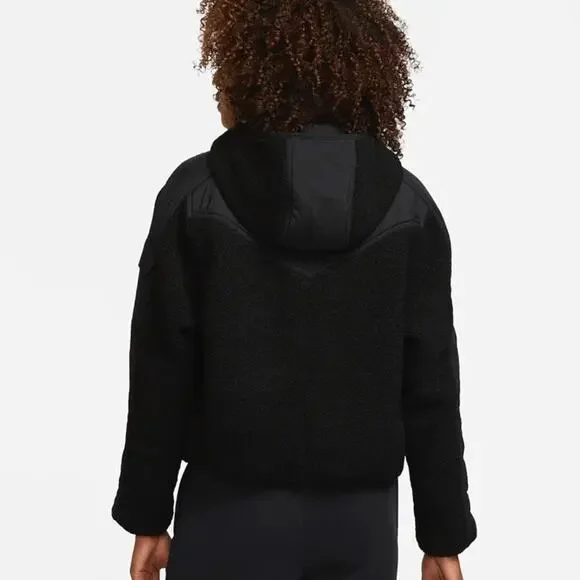 NWT Nike Jordan Cozy Girl Women’s Black Dark Smoke Grey Fleece Pullover Hoodie M - Picture 6 of 10